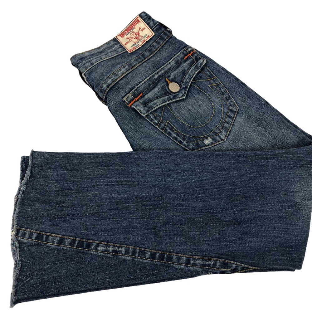 True Religion Flare Distressed Jeans Size 26 Women